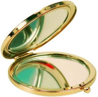 DEN BEDSTE GAVE TIL MOR. Elegant makeup spejl med "Venus fødsel" motiv