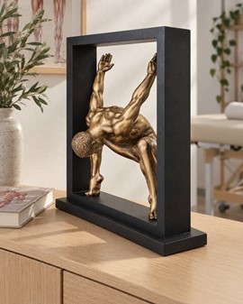 Sportsfigur i Bronze. Eksklusiv gymnastik figur og ultimativ gave