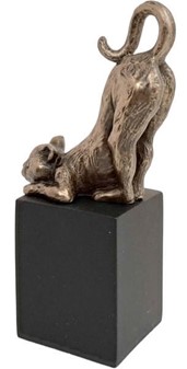 Eksklusiv Kat Figur. Perfekt Gave til Katteelskere og Bedstemor