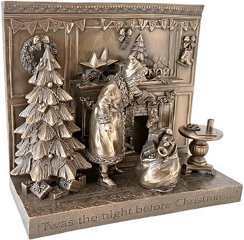 “Natten før jul” julefigur i bronze – Perfekt mesterværk og julegave
