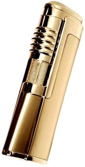 Luksus Guld Gas Lighter. Elegant & Pålidelig Stormflamme Lighter