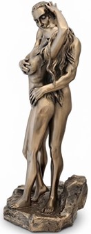 ROMANTISKE FIGURER. Figur af forelsket par i en kærlighed omfavnelse