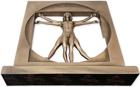 DEKORATION TIL HJEMMET. Figur af Vitruvianske Mand, Leonardo da Vinci