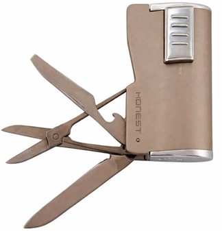 Elegant stormlighter gas med multiværktøj. Køb perfekt gave