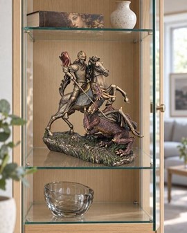 Sankt Jørgen og Dragen Statue. Den ultimative gave til mænd med mod