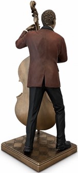 JAZZ KONTRABASSIST FIGUR | Julegave til Musiker og Musikelskeren