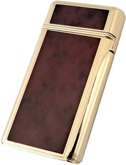 Luksuriøs USB Cigaret Lighter. Dobbelt Elektrisk Lysbue, Mahogni Farve