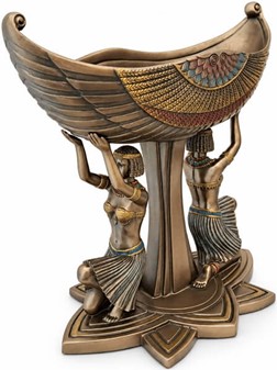 Dekorationsskål med egyptiske danserinder. Eksklusiv gave til brudepar