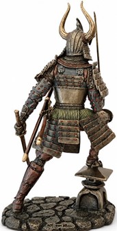 Samurai Figur Bronze. Unik Julegaveidé og Dekoration til Ham