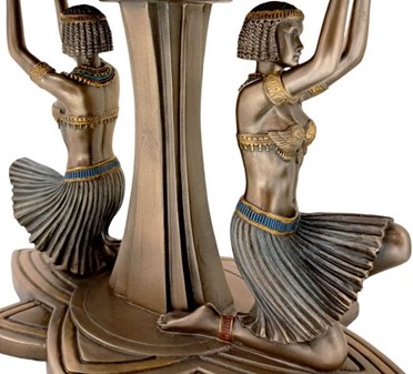 Dekorationsskål med egyptiske danserinder. Eksklusiv gave til brudepar