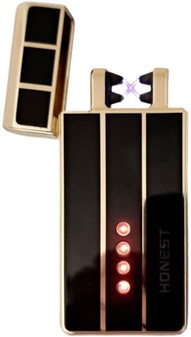 ELEKTRONISK LIGHTER USB. Eksklusiv genopladelig arc lighter i gaveæske