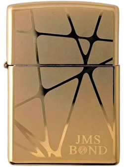 Gavesæt med modulær 2-i-1 lighter. Guld plasma Arc og benzin