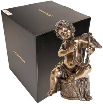 SMUK ENGEL. Smuk og billig bronze figur. Julegaveideer til hende