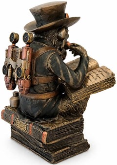 STUDERENDE GAVE. Chimpanse videnskabsmand - Steampunk figur
