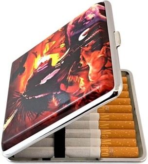 Det Unikke Cigaretetui til 20 Stk. – Indianer Stil. Billig Pris!