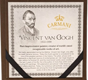 Fantastiske lommespejl med Vincent van Goghs ikoniske kunstværk