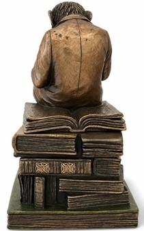 Den Oplyste Abe. Dekorativ figur med hemmelig æske og symbolik