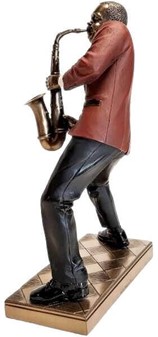 Unik Jazz Saxofonist Figur. Kunst, Passion og Perfekt Gave til Musiker