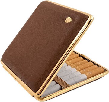 Cigaret etui i Ægte Læder. Stilfuldt, Holdbart og Perfekt som Gave