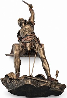 Spartacus bronze figur. Gør din hylde episk (uden at kæmpe selv)