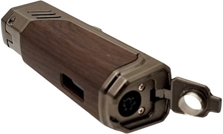 Eksklusiv Cigar Lighter. Tre Jet Flammer - Perfekt Gaveidé i Mahogni