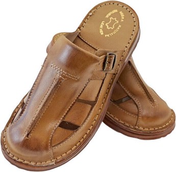 HERRE SANDALER. Moderne, billige sandaler ægte læder med en gummisål
