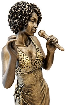 Jazz Diva Figur – En Elegant Gave til Musikelskere og Sangere