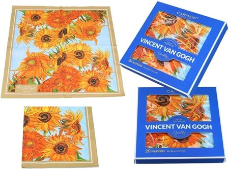 Vincent van Gogh Solsikker Servietter. Når hverdag møder kunst