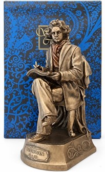Ludwig van Beethoven Figur. Oplev genialiteten fanget i bronze