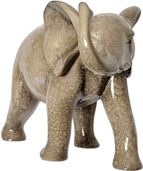 Elegant Granit Elefant Figur. Et symbol på styrke og lykke som gave