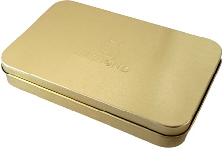 Gavesæt med modulær 2-i-1 lighter. Guld plasma Arc og benzin