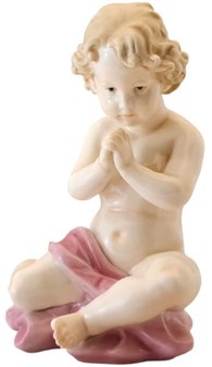 ENGEL FIGUR. Charmerende porcelæn figur. Et symbol på ro og skønhed