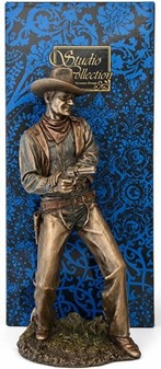 Cowboy figur i bronze finish. Vilde vestens sjæl til dit hjem