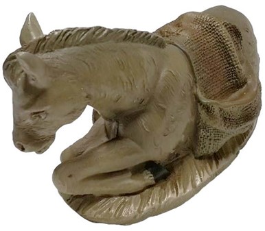 JULEGAVE. Hellige Familie, sæt med 9 stk porcelæn / gips figurer