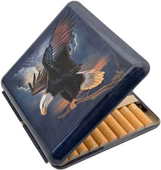 Cigaret etui - Ørnens Styrke – Elegant Metal Etui til 20 Cigaretter