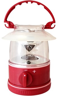 Billig Mini Campinglampe. Lyser som en rød stjerne! lyser til 72 timer