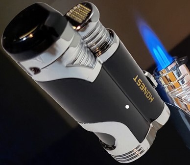 JET LIGHTER DK. Billige gaver til ham. Stormlighter med to flammer