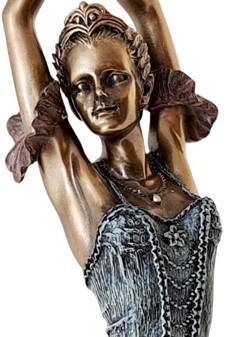 BALLERINA FIGUR. Danserinde figur som romantisk gave til hende