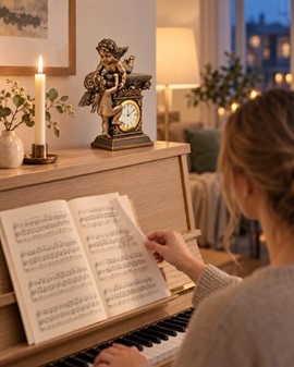 Unikt Ur med Engle. Himmelsk Skønhed, Klassisk Stil og Tidløs Charme