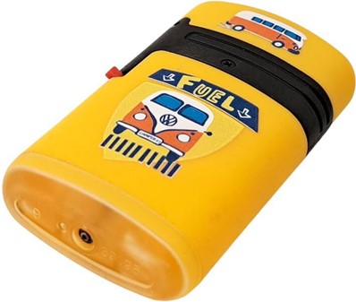 VW Bus T1 Gas Lighter. Ikonisk Gul Dobbelt Jetflamme til Outdoor