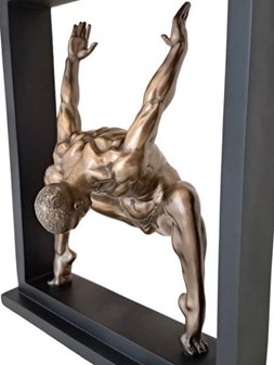 Sportsfigur i Bronze. Eksklusiv gymnastik figur og ultimativ gave