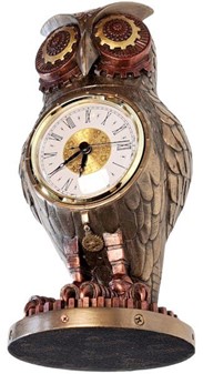 UGLE UR. Smuk bronze figur til stor gave idé til Steampunk entusiaster
