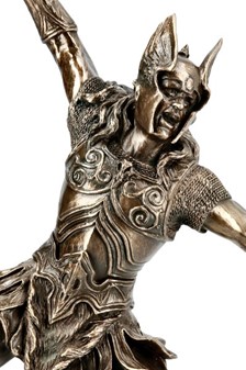 Thor Figur med Mjølner – Eksklusiv Statue til Det Moderne Hjem
