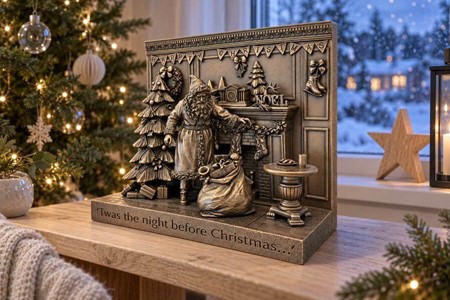 “Natten før jul” julefigur i bronze – Perfekt mesterværk og julegave