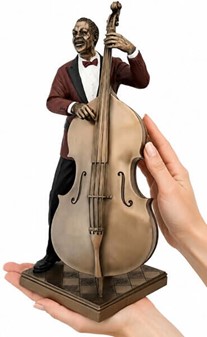 JAZZ KONTRABASSIST FIGUR | Julegave til Musiker og Musikelskeren