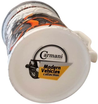 KRUS MED MOTIV. Smuk porcelæn krus med KTM motorcykel billede