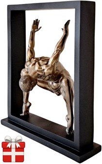 Sportsfigur i Bronze. Eksklusiv gymnastik figur og ultimativ gave