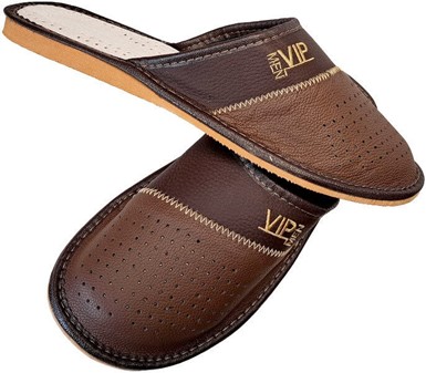 TØFLER TIL MÆND. Topkvalitet billige læder slippers herre