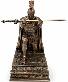 SKULPTURER TIL HJEMMET. Romersk Centurion Figur - Kuglepensholder