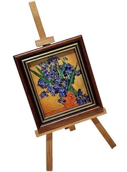 GAVE TIL FORÆLDRE. "Iriser", lille kopi af Vincent van Gogh maleri